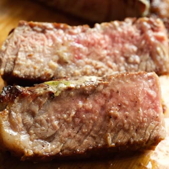 Steak with Blue Cheese Butter