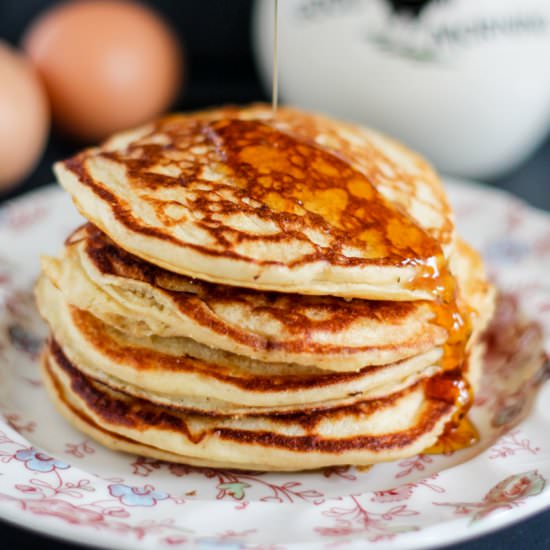 Quinoa Flour Banana Pancakes