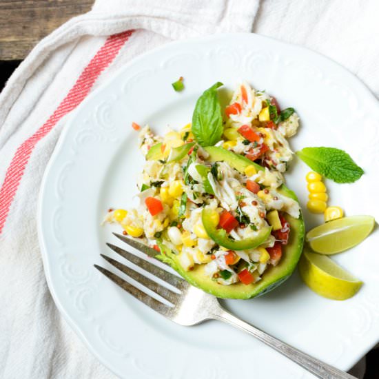 Sweet Corn and Crab Salad