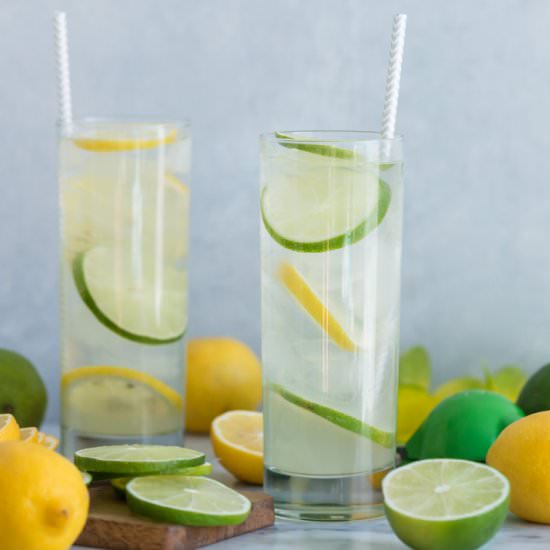 Simple Citrus and Coconut Cocktail