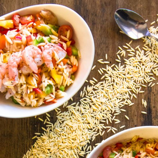 Shrimp Orzo Pasta Salad