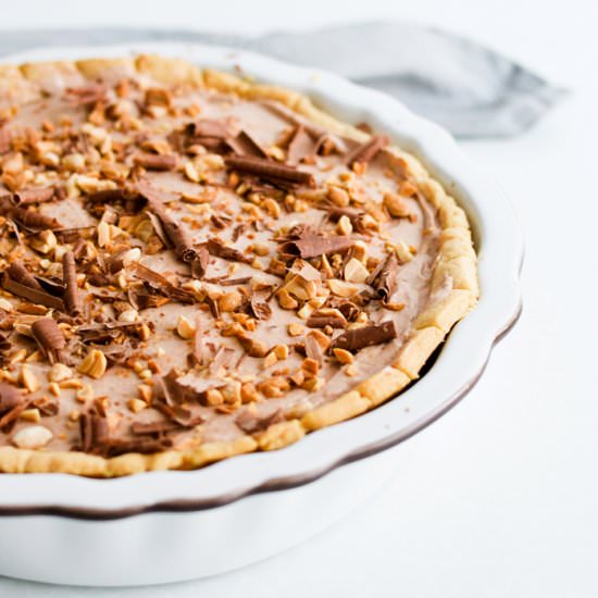 Chocolate Pudding Pie with Nutella
