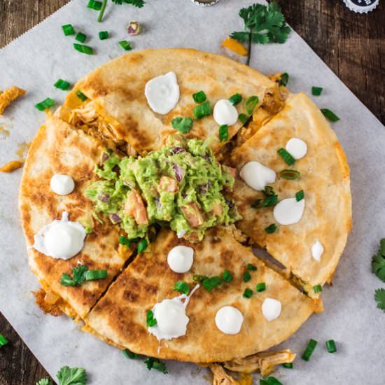 Easy Chicken Quesadilla