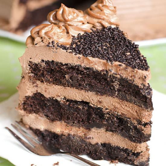 Decadent Nutella Chocolate Cake