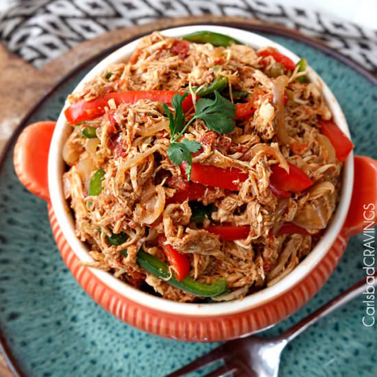 Slow Cooker Fajita Chicken