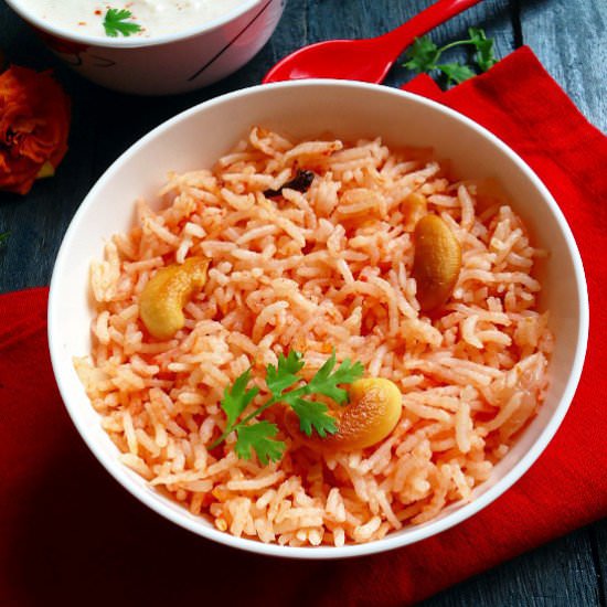 Tomato Pulao / Pilaf