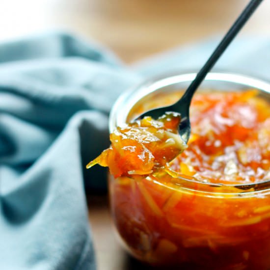 Orange + Ginger Marmalade w/ Almonds