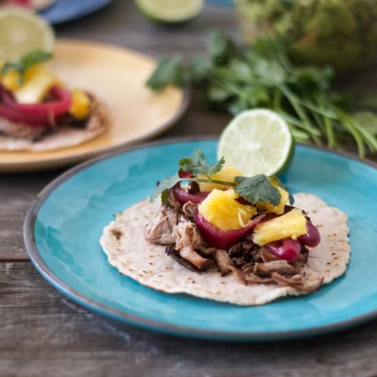 Pulled Pork Street Tacos