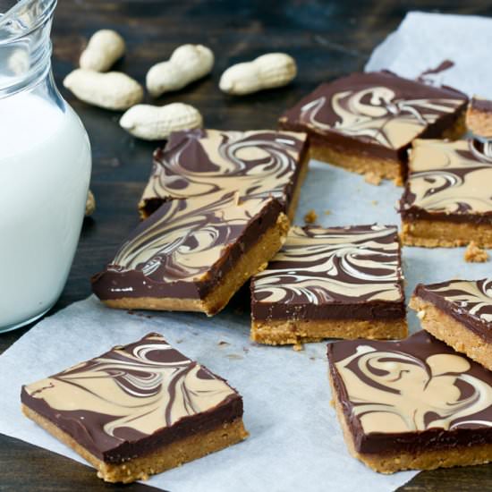 No-Bake Chocolate Peanut Butter Bar