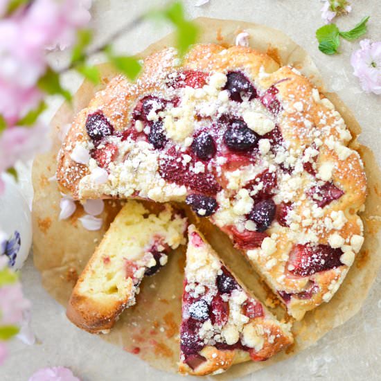 Muffin Cake with Fruit