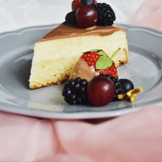 Boston Cream Pie Cheesecake