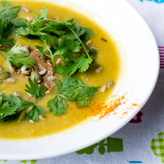 Curry and Parsnip Soup