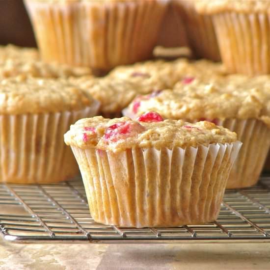 Brown Sugar Cranberry Oat Muffin