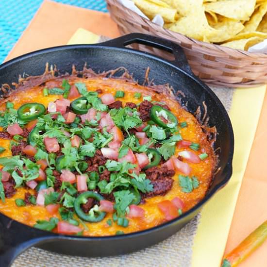 Queso Fundido with Chorizo