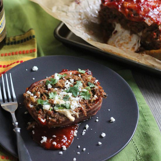 Chorizo Meatloaf w Chipotle Ketchup