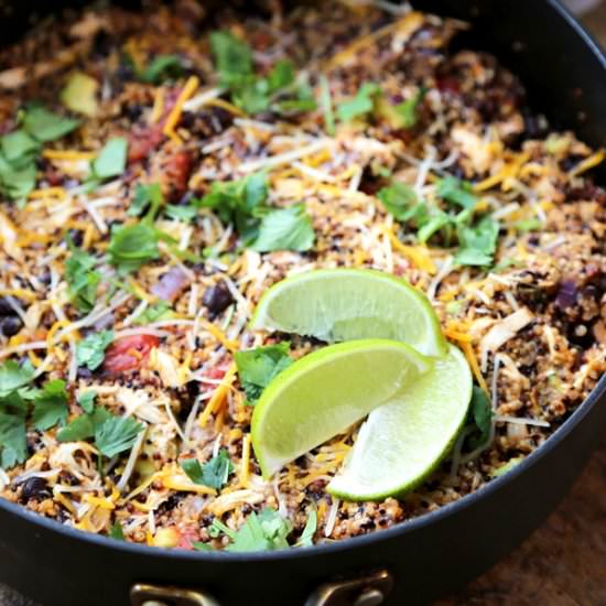 One Pot Quinoa Enchilada