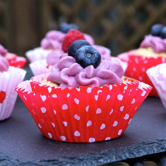 Blueberry-Raspberry Muffins GF