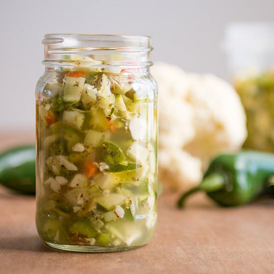 Homemade Chicago-Style Giardiniera