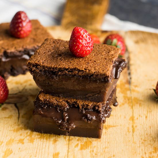 Chocolate Magic Custard Cake