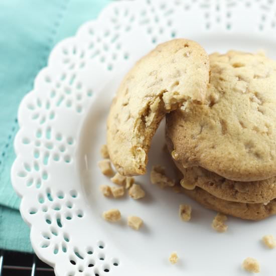 Butter Toffee Cookies