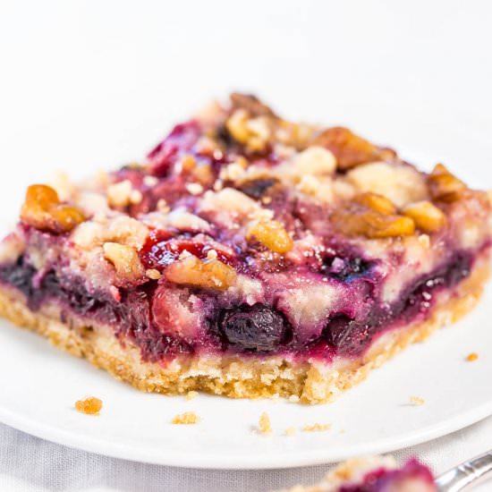 Berry Crumble Bars