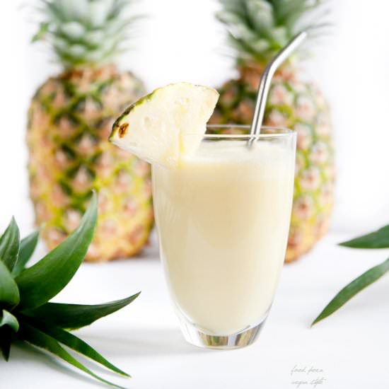 Vegan pineapple lassi