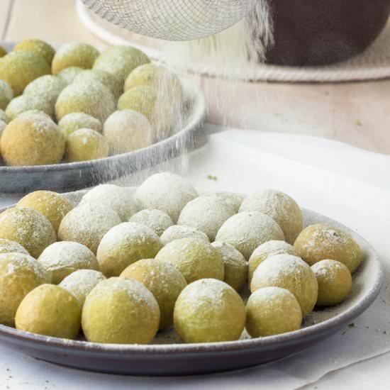 Matcha Mochi Donuts