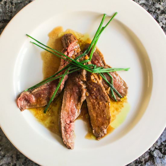 Lemon/Soy Flank Steak