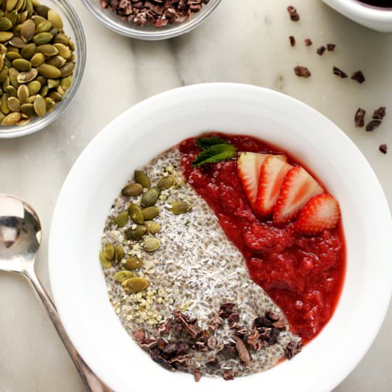 Chia Pudding Breakfast Bowl