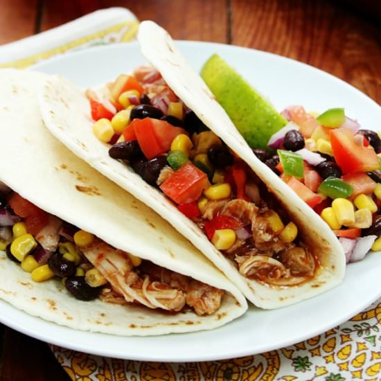 Slow Cooker Chicken Tacos