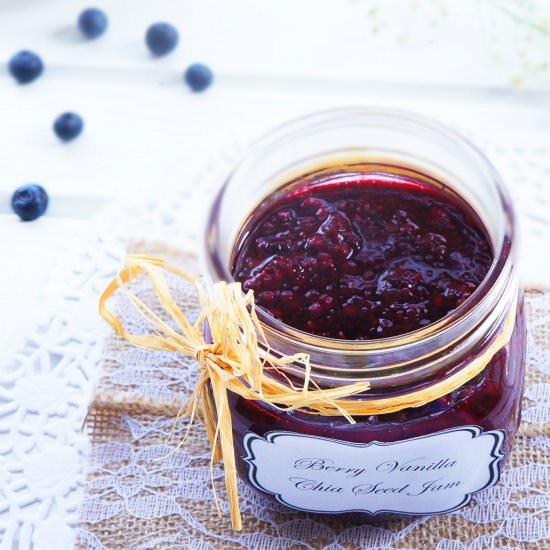 Berry Vanilla Chia Seed Jam