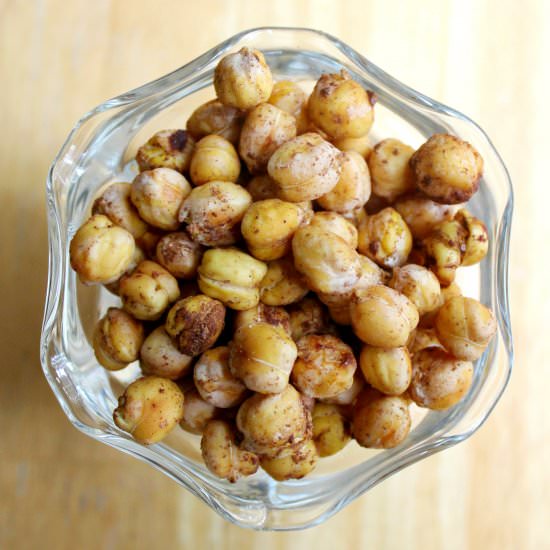 Crunchy Cinnamon “Sugar” Chickpeas