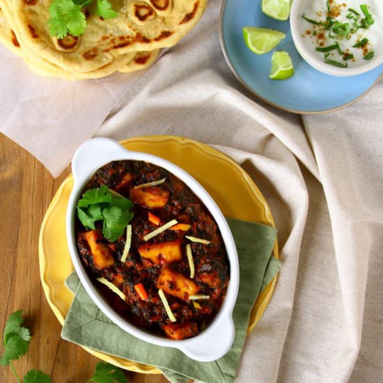 Saag Paneer-Cottage Cheese & Greens