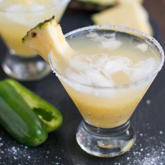 Pineapple Margaritas with a Kick