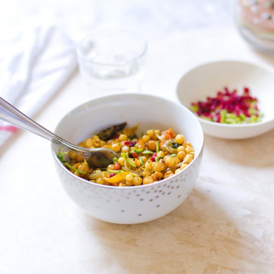 Couscous, Chickpeas and Vegetables