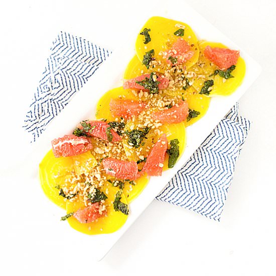 Beet and Grapefruit Mint Salad