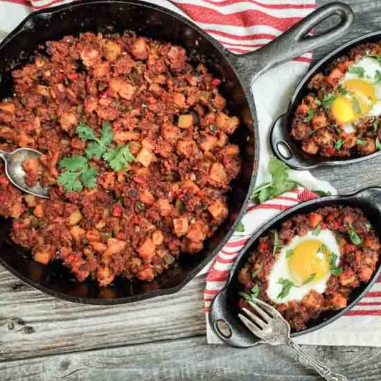 Southwestern Chorizo Hash