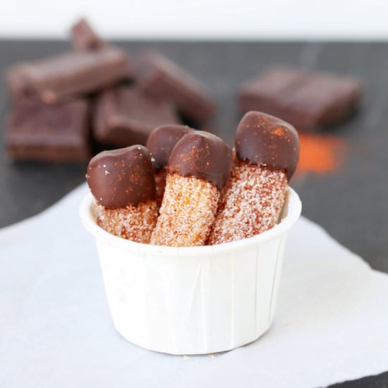 Chocolate Chili Mini Churros