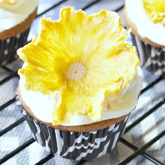 Pineapple Coconut Cupcakes