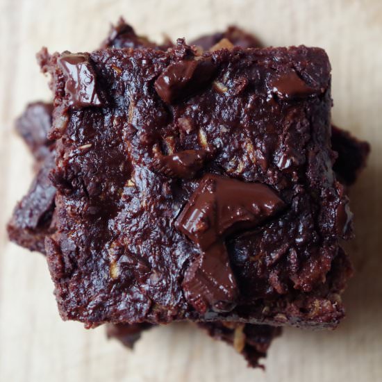 Chocolate Zucchini Brownies