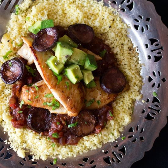 Chicken, Tomato, Chorizo & Couscous