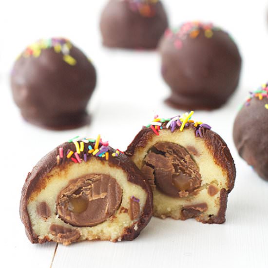 Easter Egg Cookie Dough Truffles