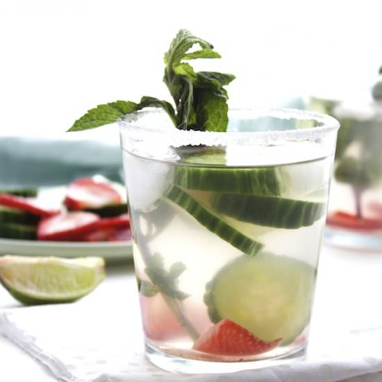 Strawberry Cucumber Cocktail