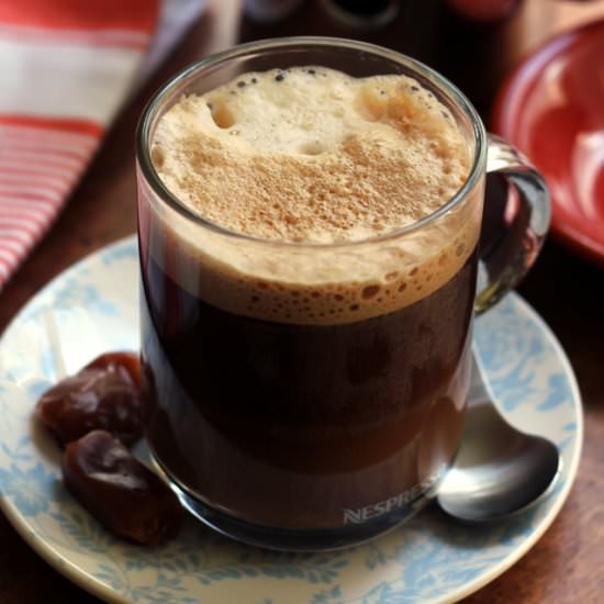 Caramel mocha latte