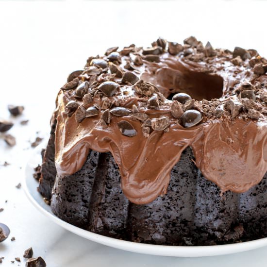 Mocha Cake with Mocha Cream Cheese
