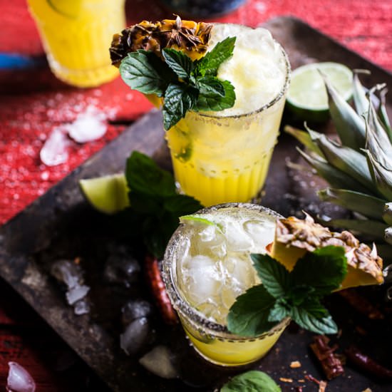 4-Ingredient Pineapple Lime Chelada