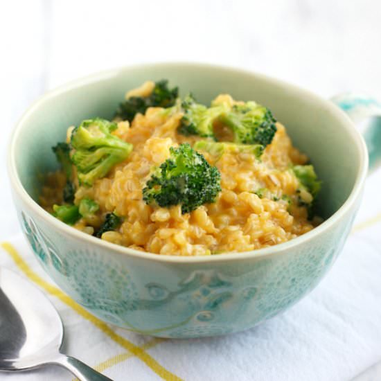 Easy Cheesy Broccoli Rice