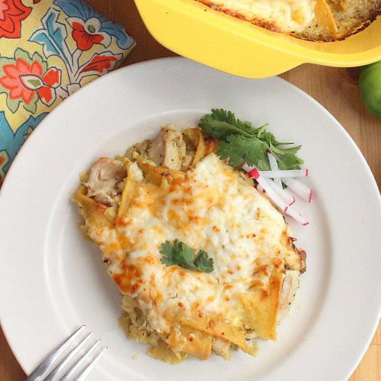 Roasted Enchiladas & Verde Sauce