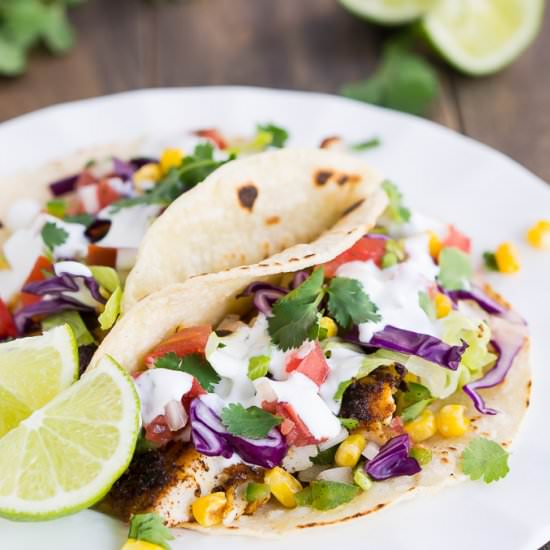 Spicy Fish Tacos