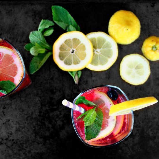 Blueberry Lemonade Sangria